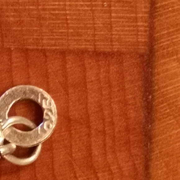 Unique silver heart pendant with chain - Picture 2 of 4